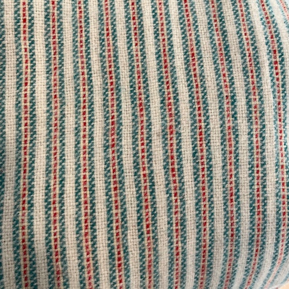 Vintage Troy Stipe Blanket Scarf Snuggler 100% Wool Throw - Picture 7 of 8